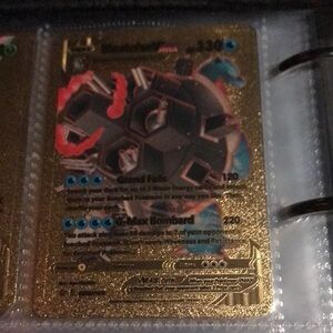 I am selling a gold foil blastoiseVMAX it is in great condition